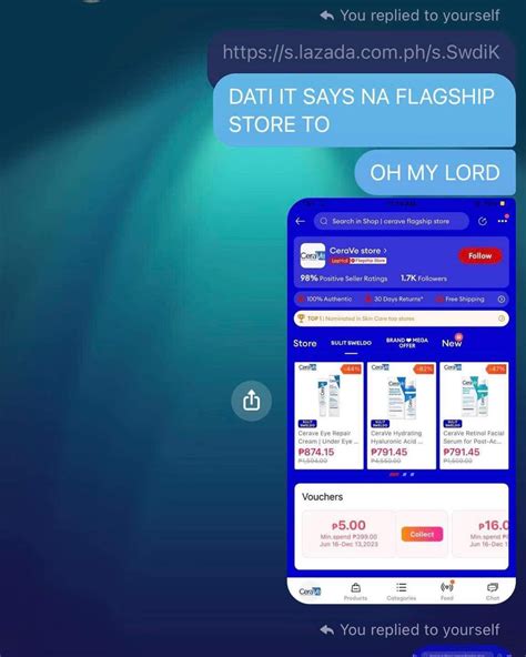 Recently saw a post here about the fake Cerave store at Lazada .